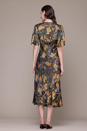 Label RITU KUMAR Black Naila Midi Dress