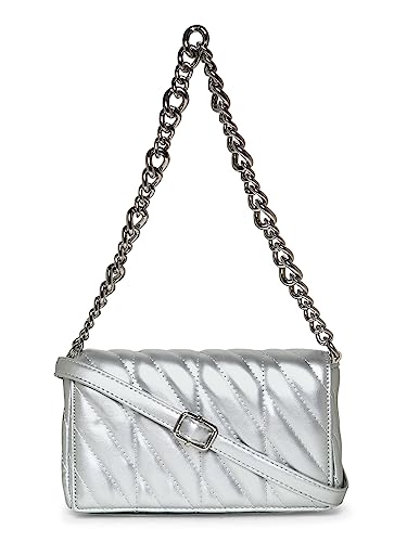 Call It Spring Mikka Women's Silver Shoulder Bag