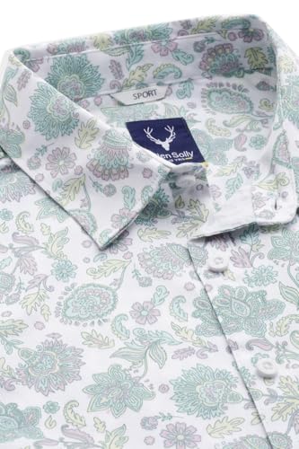 Allen Solly Boys White Print Casual Shirt
