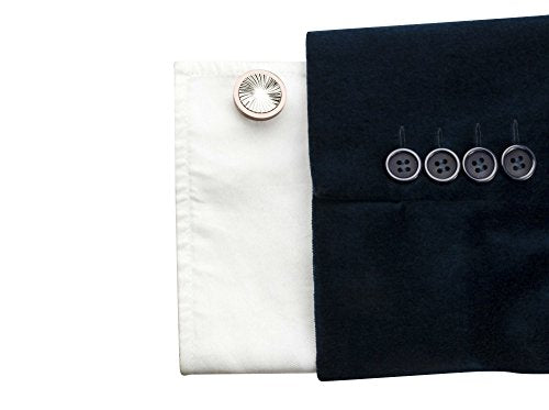 Knighthood Red Metal And Grey Wheel Cufflinks for men
