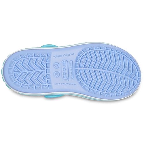 Crocs Kids Crocband Sandals, Moon Jelly, 6 Toddler