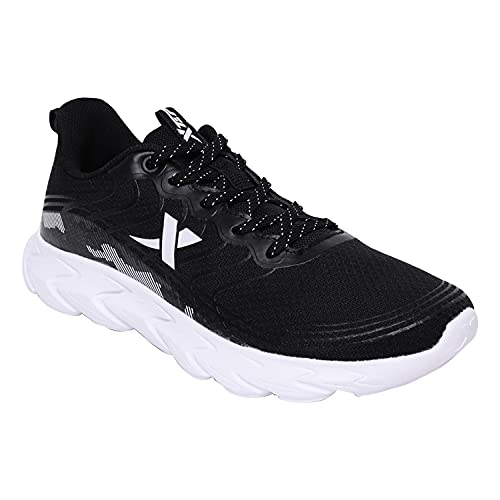 XTEP Women's Black IP Outsole Lightweight Synthetic Leather Upper Running Shoes