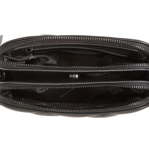 Steve Madden Daisy Women's Quilted Crossbody Bag, Black, Taille unique