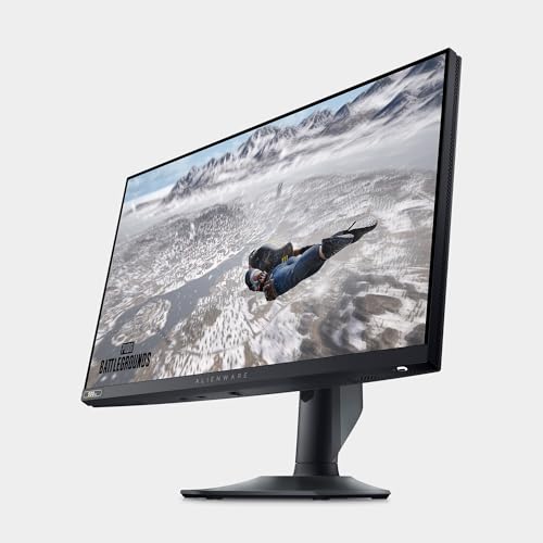 Alienware AW2524HF Gaming Monitor - 24.5-inch (1920x1080) 500Hz (Overclock) 0.5ms Display, Height/Tilt/Swivel/Pivot Adjustability, 3yr Advanced Exchange - Black