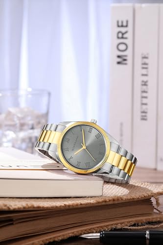 Giordano Classic Formal Analog Watch for Men with Stainless Steel Strap and Roman Numeric Indices -GZ-50112