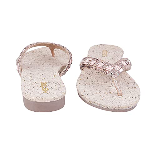 Metro Womens Synthetic Chikoo Slippers (Size (3 UK (36 EU))