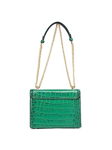 Da Milano Genuine Leather Green Shoulder Bag (LB-00047OL) (Small)