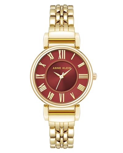 Anne Klein Women's Bracelet Watch, Gold/Red