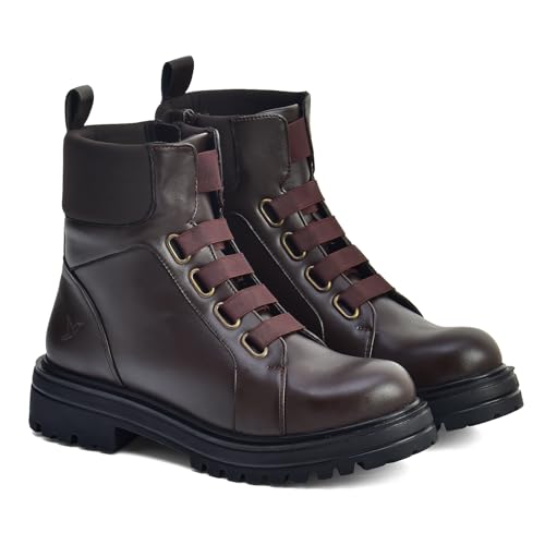 YOHO Slays Model 002 Boots for women | Trendy Boots | durable outsoles |cushioned insoles | Stylish Casual Shoes|Comfortable Fit | Chocolate Brown - UK 7