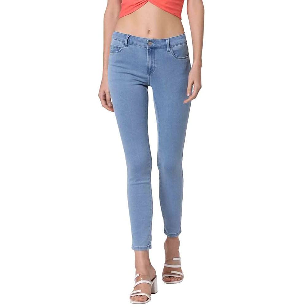 VERO MODA Women Regular Fit Jeans(10257915_Icelandic Blue_34)