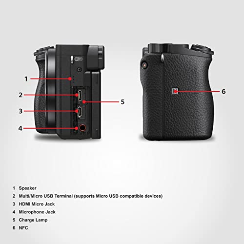 Sony Alpha ILCE-6400M 24.2MP Mirrorless Digital SLR Camera (Black) with 18-135mm Zoom Lens | APS-C Sensor |Real-Time Eye Auto Focus | 4K Vlogging Camera | Tiltable LCD - Black