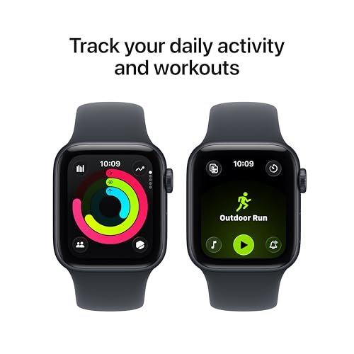 Apple Watch SE 3 GPS + Cellular 40mm Midnight Aluminium Case with Midnight Sport Band - S/M