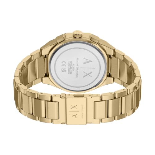 Armani Exchange Gold Quartz Stainless Steel Watch AX6034