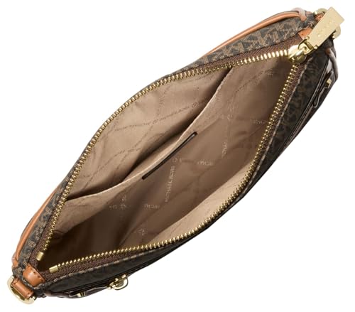 Michael Kors Jet Set Charm Large North/South Crossbody, Brown/Acorn, One Size, Contemporary