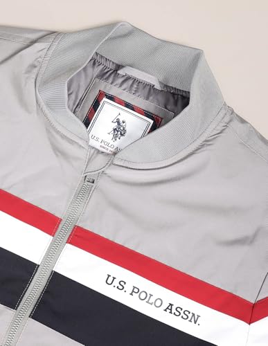 U.S. Polo Assn. Horizontal Stripe Bomber Jacket