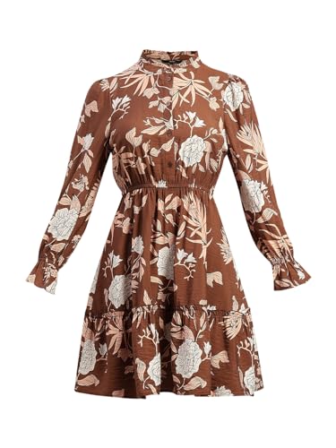 VERO MODA Women A-Line Brown Dress