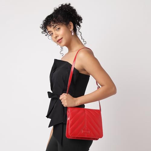 Fastrack Women's F23Sslsmv56Rd1 Sling Bag (Red)