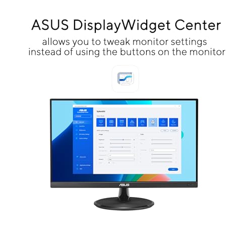 ASUS 22" Eye Care Monitor (VP229QF) - 100Hz, IPS, Full HD, 99% sRGB, Frameless, Adaptive Sync, DisplayPort, HDMI, Low Blue Light, Flicker Free, Wall Mount