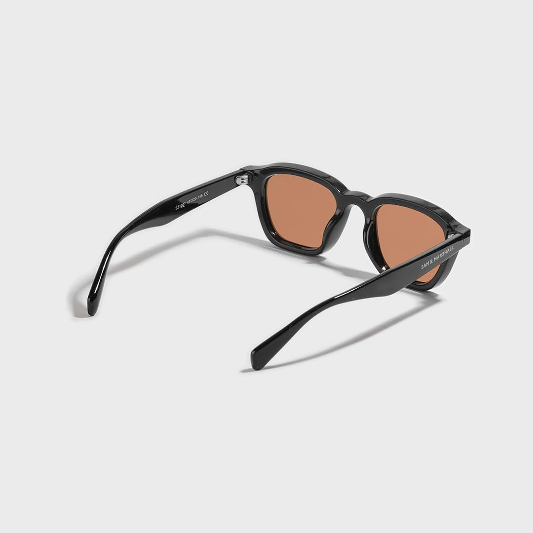 SAM AND MARSHALL DARIO Sunglasses I 400% UV Protection I Polycarbonate I Square Shape I Unisex
