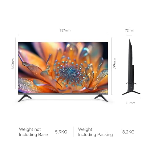Xiaomi (108 cm) 43 inch FX Pro 4K QLED Smart | HDR10+ | 30W Box Speakers | Filmmaker Mode | Fire TV | L43MB-FPIN