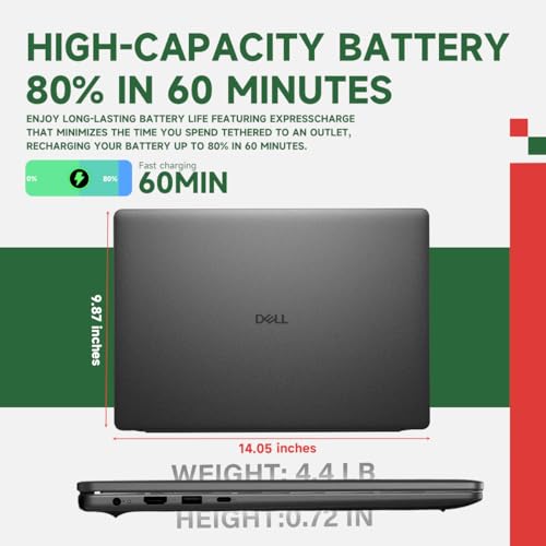 Dell 16 Touchscreen Laptop Computer - Intel 10-Core 7 150U (up to 5.4 GHz), 32 GB DDR5 RAM, 2 TB SSD, 16" FHD+ Touch Display, Backlit KB, Wi-Fi 6, Copilot AI, Windows 11 Pro, Black