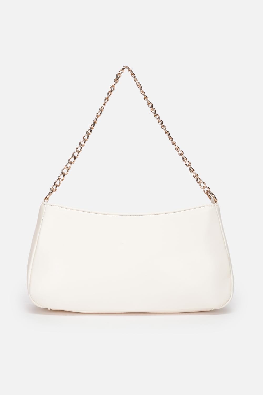 Allen Solly Geometric Quilted Baguette Shoulder Bag