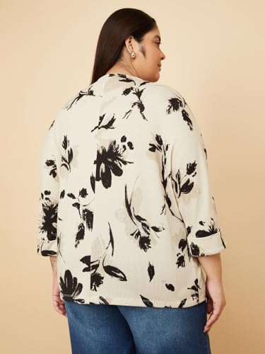 Max Plus Size Women Printed Blouse