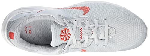 Nike Womens W Flex Experience RN 11 NN Pure Platinum/LT Crimson-Wolf Grey Running Shoe - 6 UK (DD9283-007)