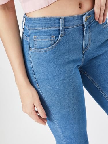Max Women's Regular Jeans (NOOSN2SF2EPP_Mid Blue