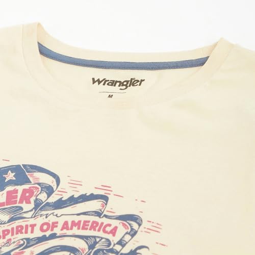 Wrangler Men's Solid Regular Fit Shirt (WMTS007128_Beige