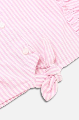 Allen Solly Girls Pink Stripe Casual Top
