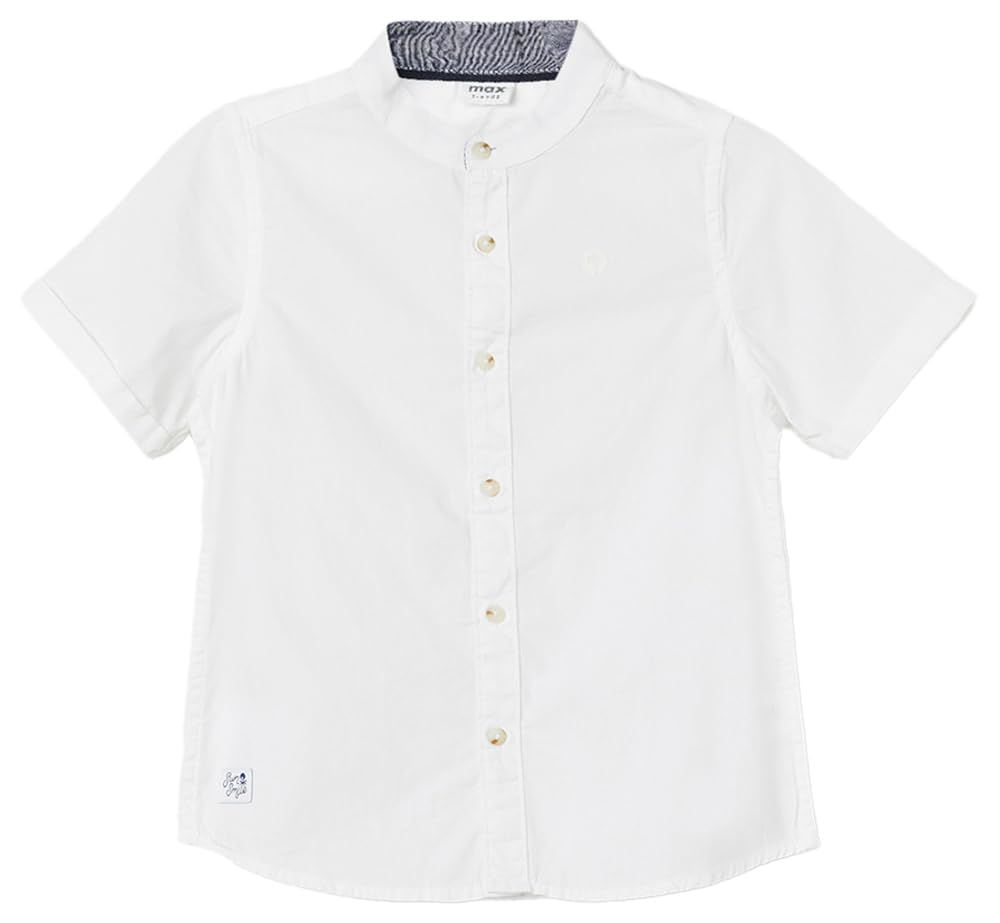 Max Girl's Regular Fit Shirt (M24DSH03_White_2-3Y