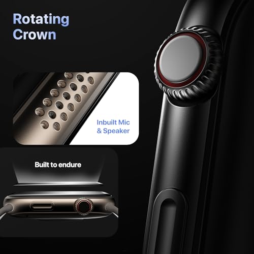 Fire-Boltt Brillia Smart Watch 2.02” Super AMOLED Display, Bluetooth Calling, SpO2, Heart Rate Monitor, 120+ Sports Modes, Fitness Tracker, Voice Assistant, Smart Watch for Man & Women– Black