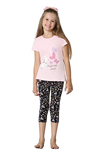 Van Heusen Girls T-Shirt - 100% Cotton - Ultra Soft, Round Neck, Short Sleeve_56405_Rose Shadow_7-8 Years