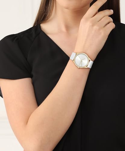 Lacoste Crocodelle Qtz Basic White Round Dial Women's Watch- 2001490