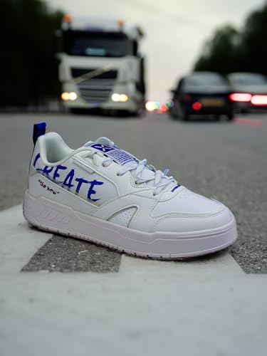 XTEP Canvas White Classic Casual Shoes for Women -Euro 35
