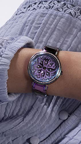 GUESS Analog Purple Dial Women's Watch-GW0528L4
