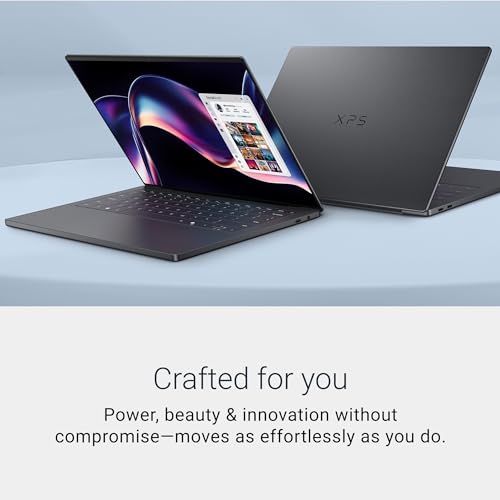 Dell XPS 14 DA14260, AI Powered Series 3 Intel Core Ultra 7 355 Processor, 14" 2K 500 Nits Display, 16GB RAM, 512GB SSD, Wi-Fi 7, Windows 11 + MSO, Graphite, 1.36Kg, Thin & Light Laptop