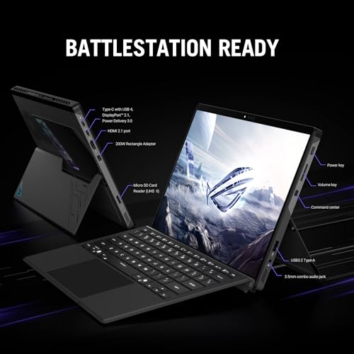 ASUS ROG Flow Z13 (2025), AMD Ryzen AI MAX+ 395,AMD Radeon iGPU, 64GB/1TB, 2.5K QHD,Touchscreen, 13.4", 34 cm,Windows 11, M365 Basic(1yr)* Office24, Off Black, 1.59 Kg, GZ302EA-RU193WS, Gaming Laptop