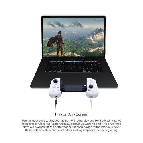 Backbone One Mobile Gaming Controller for iPhone (Lightning) - Playstation Edition - Turn Your iPhone into a Gaming Console - Play Xbox, Playstation, Call of Duty, Roblox, Genshin Impact & More