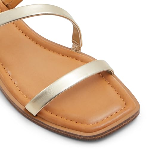 Aldo Spinella Women's Gold Flat Sandals