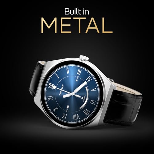 Fire-Boltt Phoenix Nova Smartwatch 1.43” Slim Super AMOLED Display, 466x466 Pixel Always-On Display, Bluetooth Calling, Health Tracker for Men & Women Shadow Black