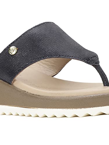 Hush Puppies Scarlet Thong Women's Navy Heels - 5 UK (6749904)
