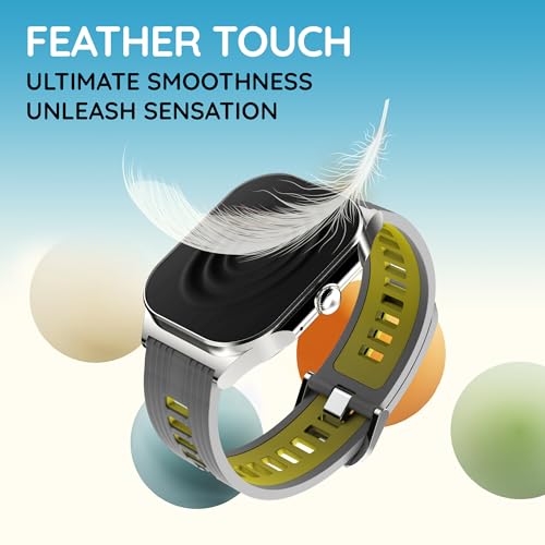 Pebble Alive 1.99" (5.05 cm) Amoled Display, Quick Notification, Always on Display, BT Calling, Health Suite, Mutisports Mode, Father Touch, Multiple Watch Faces - Jet Black