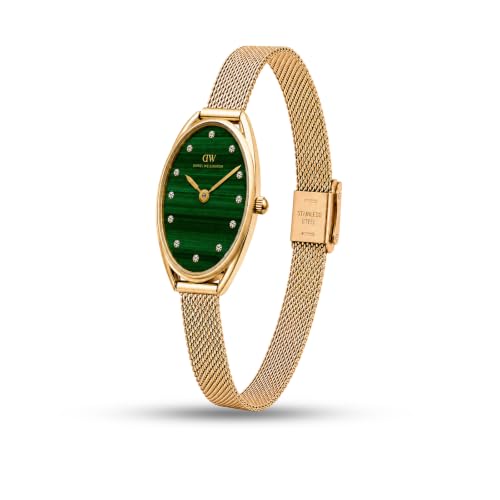 Daniel Wellington Tonneau 22mm Green Dial Analog Women Watch - DW0DL2202