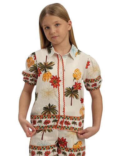 VERO MODA Girl Regular Fit Beige Shirt