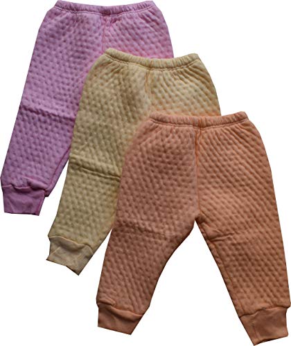 NammaBaby Cotton Full Sleeves Front Open Fleece - Tshirt with Leggings Pajama Set Full Sleeves Tee and Lounge Pant Multi-Coloured Set of 3 (3-6 Months, Pink)