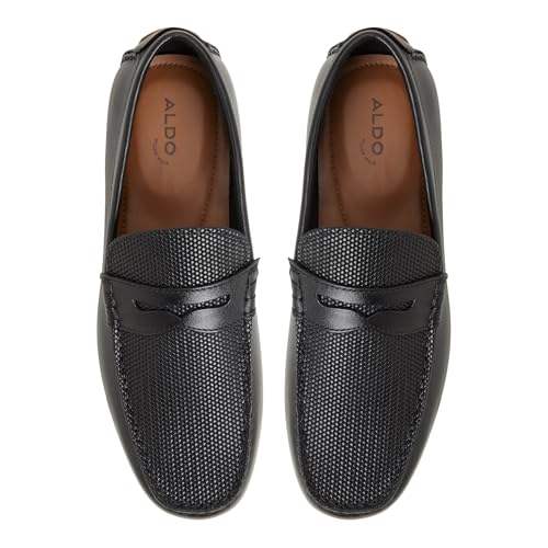 Aldo PUERTO-IN001 Men Black Moccasins