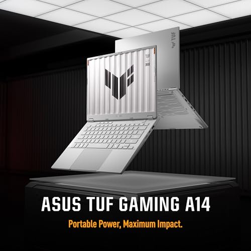 ASUS TUF A14 (2026),AMD Ryzen AI MAX+ 392,AMD Radeon 8060S iGPU,32GB RAM,1TB SSD,QHD+,14"(35.5 cm),Windows 11,M365 Basic(1Y)* Office 2024,Moonlight White,1.48 Kg, FA401EA-RG019WS,Creator/Gaming Laptop