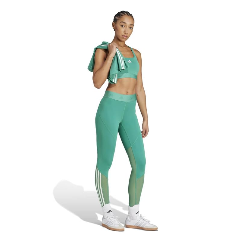 adidas Womens Sport Bra | Pwr Ms Hyglm | Green | Size-L |